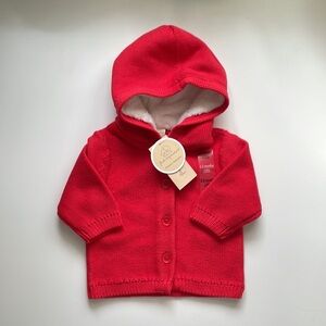 First Impressions Unisex Baby Hooded Sweater Sz 0-3 Months